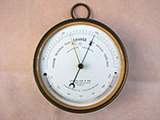 19th Century Holosteric Barometer & Thermometer signed Chancellor & Son, Dublin.
